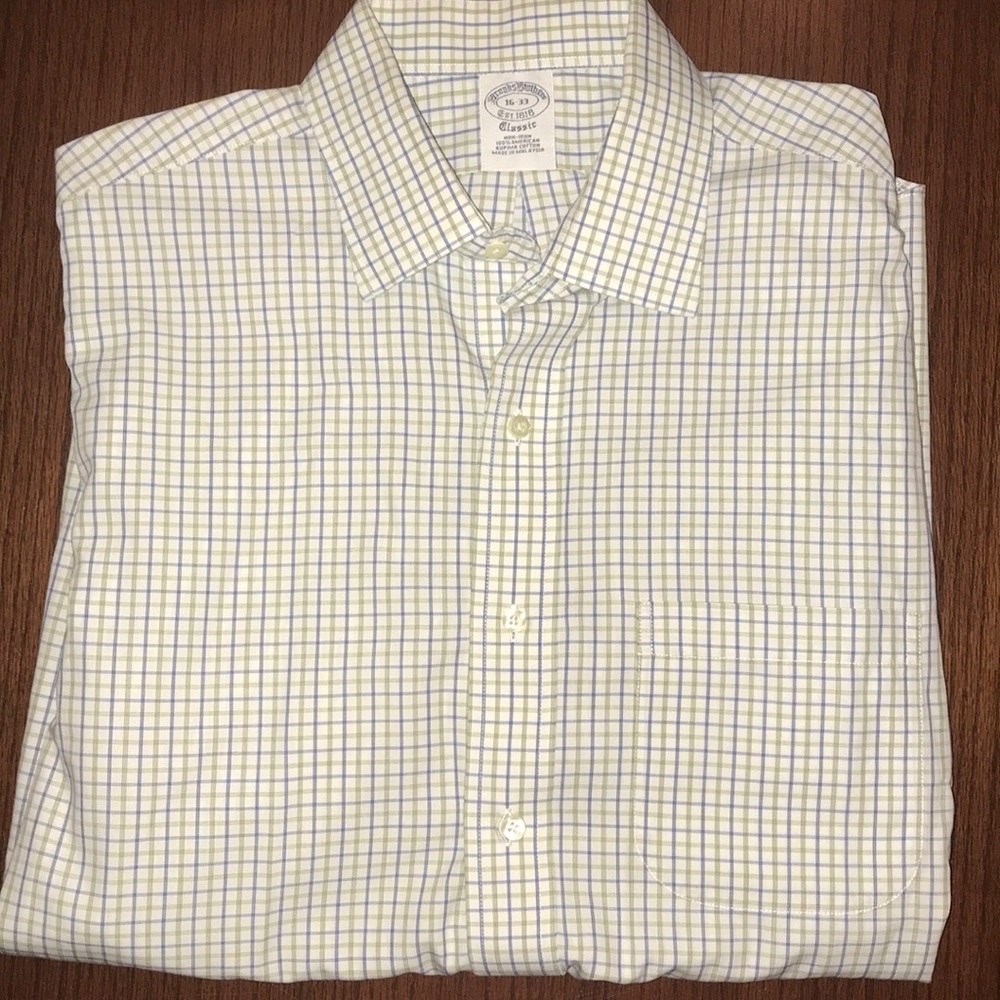 Brooks Brothers Classic Fit Sz 16 - 33
